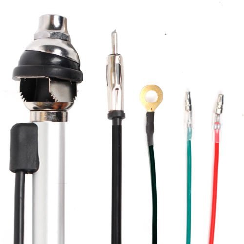 Universal Type Auto Car Power Electric Aerial Automatic Antenna Mast AM FM Radio