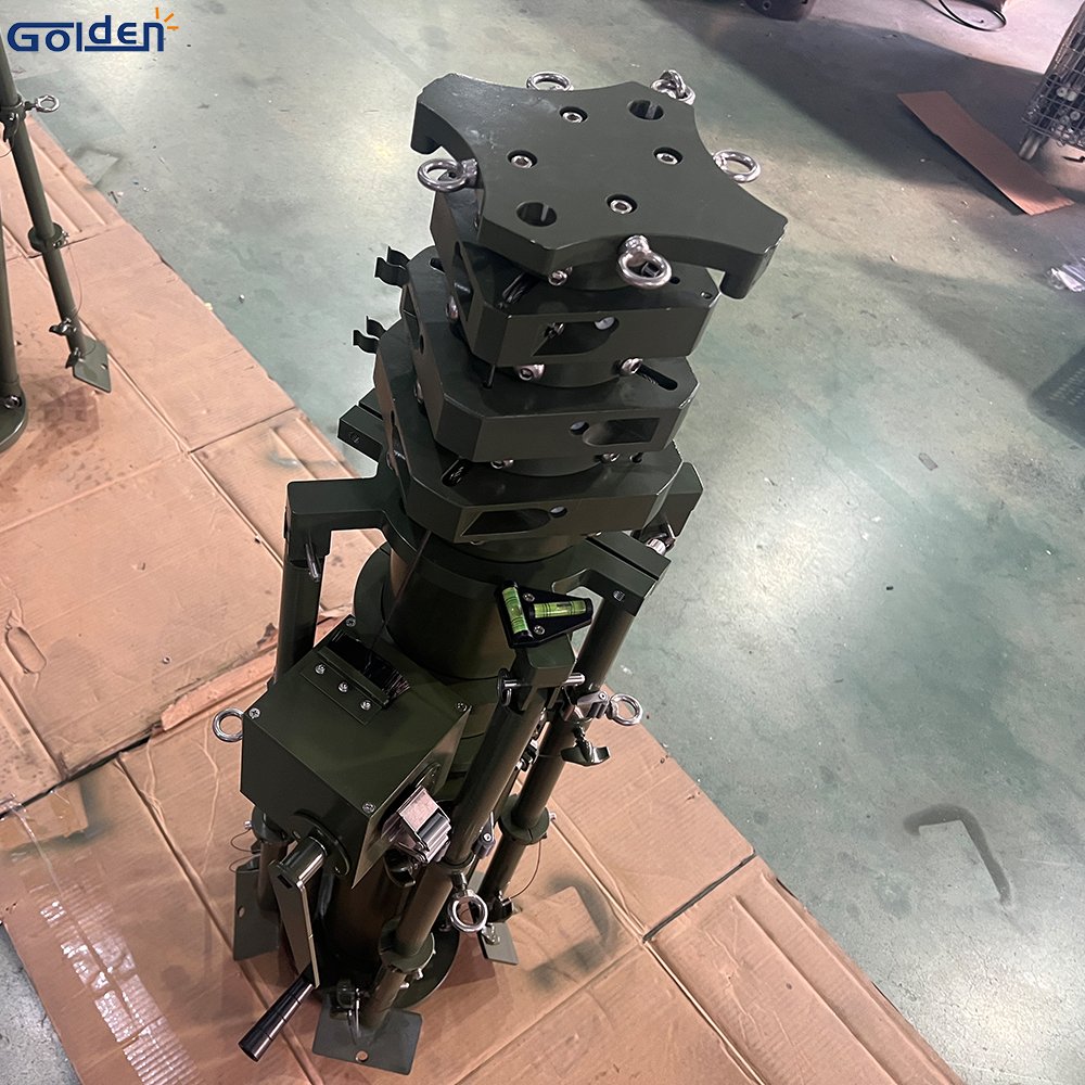 Manual Vertical Spraying Winch Up Telescoping Rods & Poles Telescopic Winch Up Mast