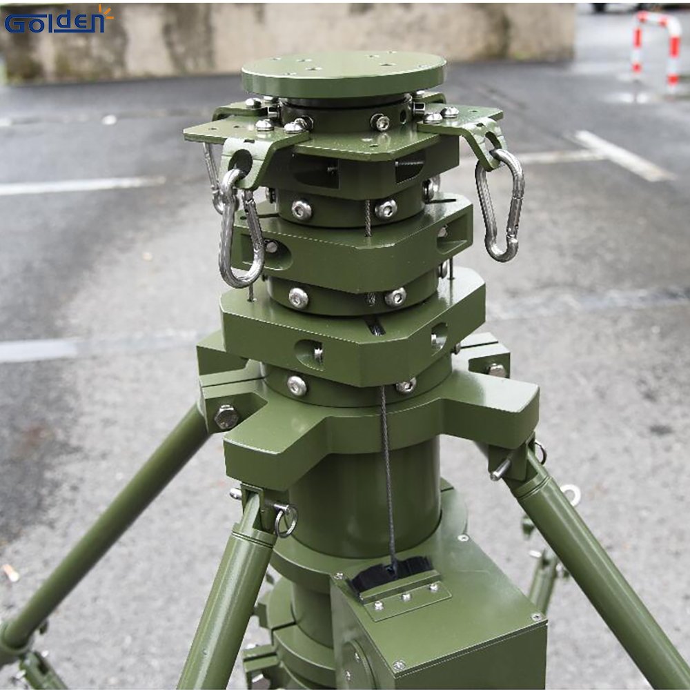 Manual Vertical Spraying Winch Up Telescoping Rods & Poles Telescopic Winch Up Mast