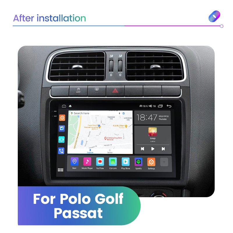 M6 PRO 4GLTE 8core 2K Touch Screen Car Stereo Radio for VW Polo Golf Passat BT DSP WIFI Car Multimedia Player