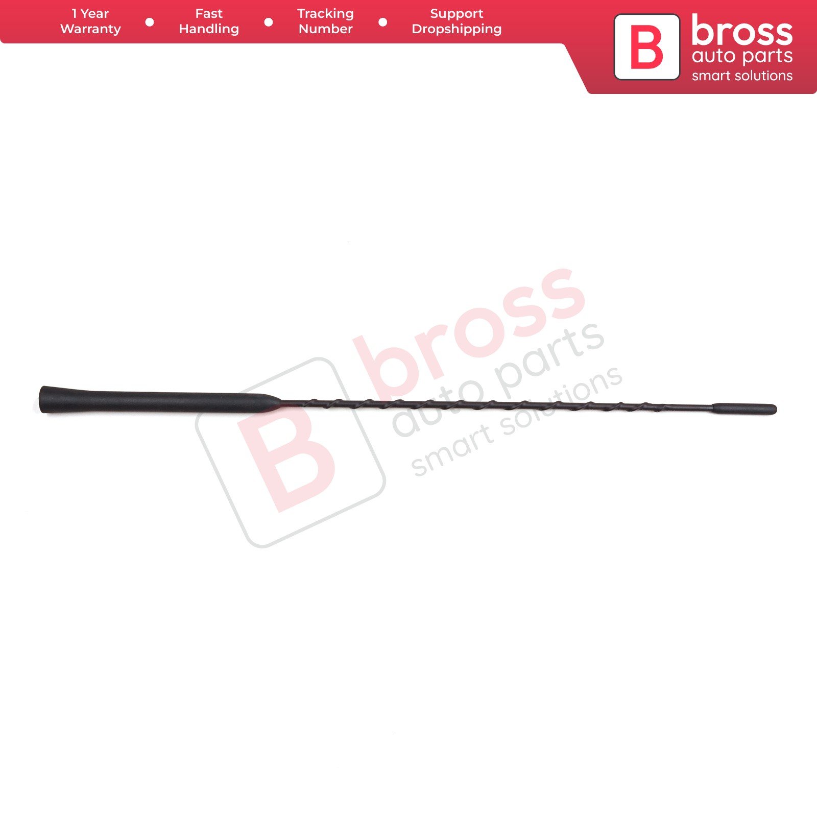 BSP860 Roof Aerial Mast AM FM Radio Antenna Rod CT4Z18813A for Lincoln Mercury 40 cm Bross Auto Parts Made in Turkey