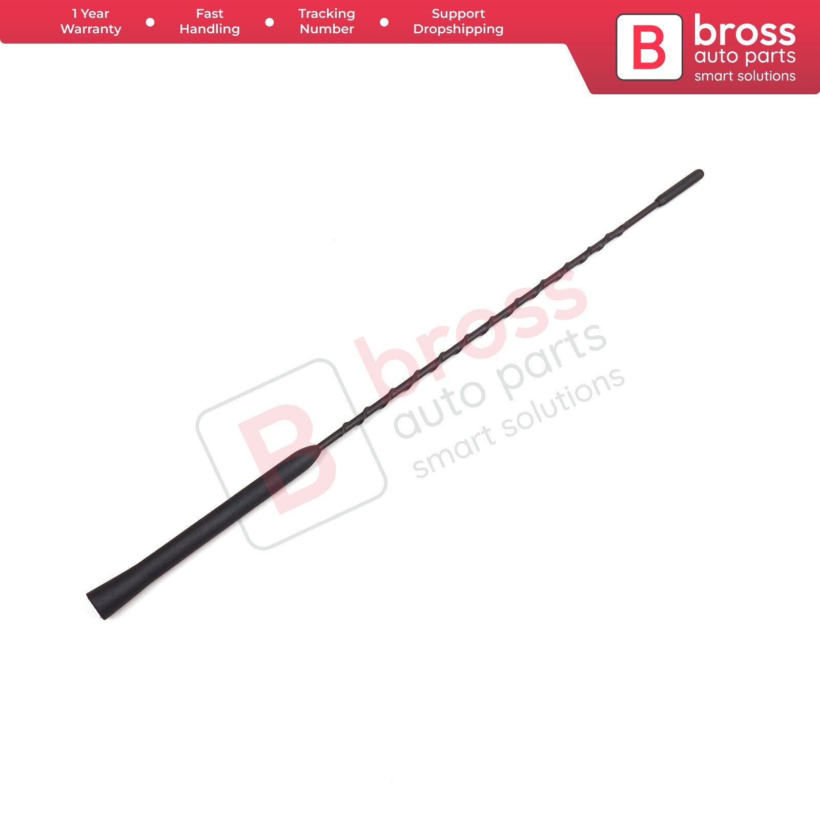 BSP860 Roof Aerial Mast AM FM Radio Antenna Rod CT4Z18813A for Lincoln Mercury 40 cm Bross Auto Parts Made in Turkey