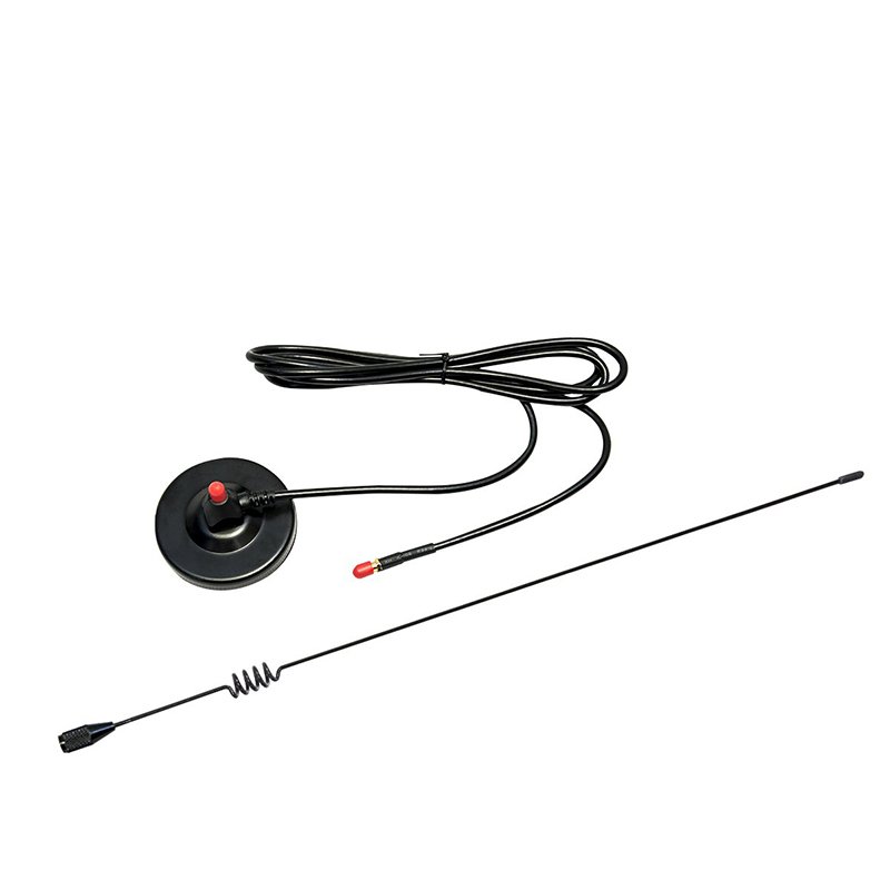 Dual-Band Magnetic Mobile LTE Antenna for Ham Radio 137-149 MHz and 437-480 MHz Omni-Directional 50 Ohm Impedance RG58 Cable