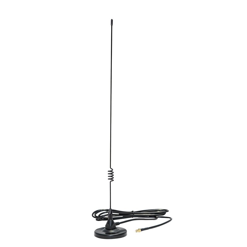 Dual-Band Magnetic Mobile LTE Antenna for Ham Radio 137-149 MHz and 437-480 MHz Omni-Directional 50 Ohm Impedance RG58 Cable