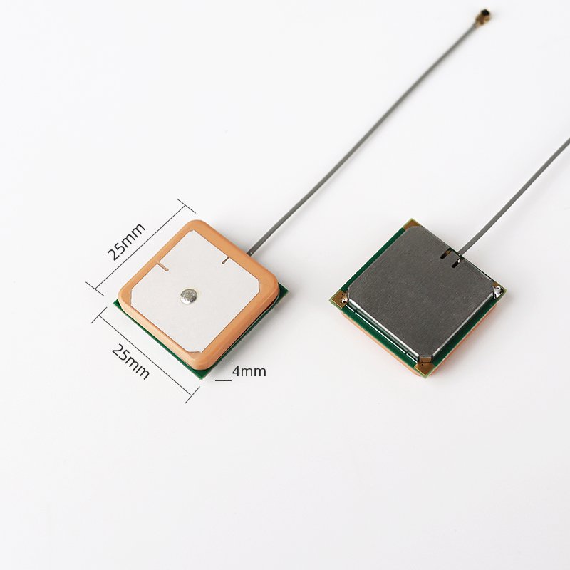 Original Active Internal Ceramic GPS Antenna 1561MHz-1575MHz 25x25x4 Ceramic RoHS Certified Passive GPS Ceramic Antenna