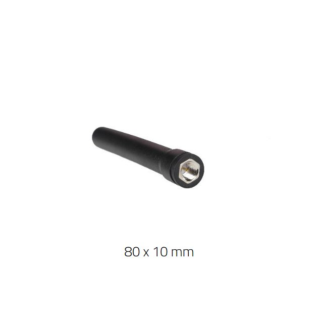 80 x 10 mm 4G/3G/2G Waterproof IP67 Connector Mount Antenna for Voice Data Communication