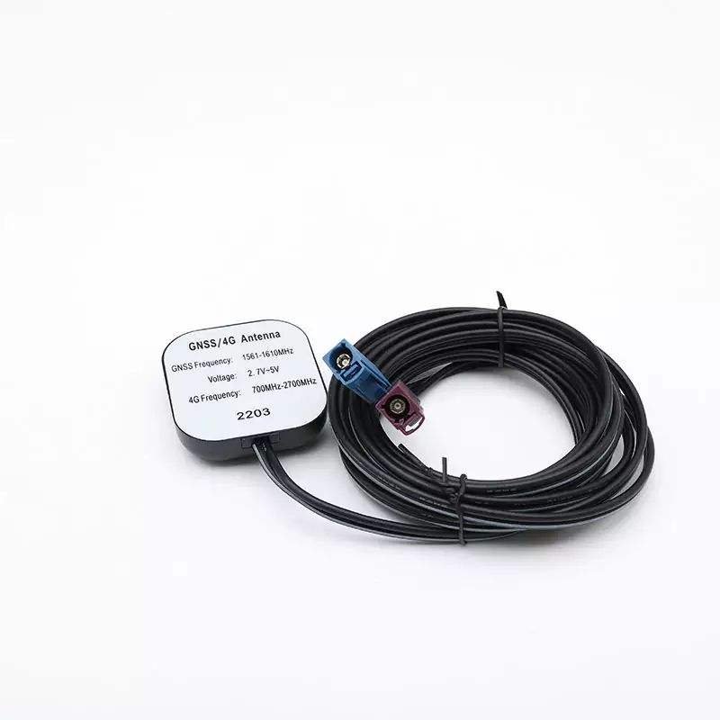 2 in 1 4g lte gps gnss antenne magnet adhesive mounting sma fakra car positioning navigation combination 2 in 1 car antenna