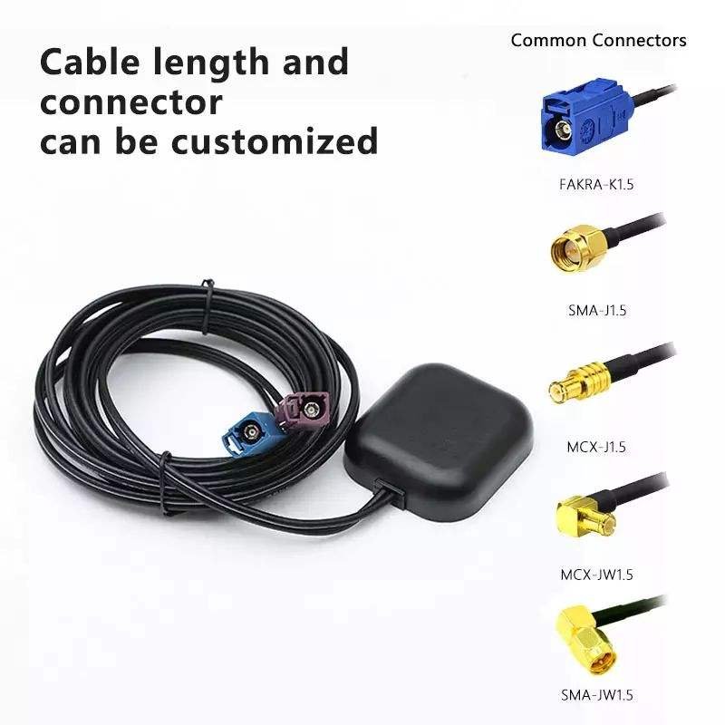 2 in 1 4g lte gps gnss antenne magnet adhesive mounting sma fakra car positioning navigation combination 2 in 1 car antenna