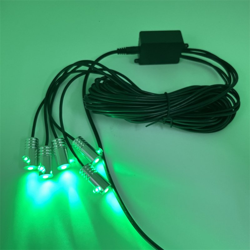 RGB Car Fiber Optic Atmosphere Lamps App Remote Control Car Interior Light Ambient Lamp LED Strip Decorative Light
