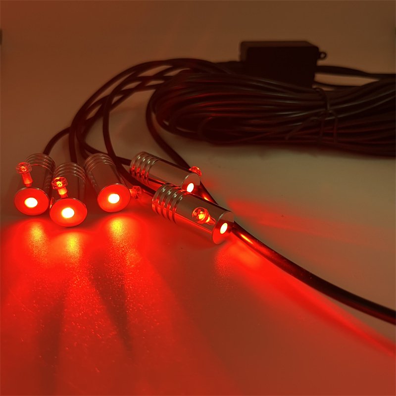 RGB Car Fiber Optic Atmosphere Lamps App Remote Control Car Interior Light Ambient Lamp LED Strip Decorative Light