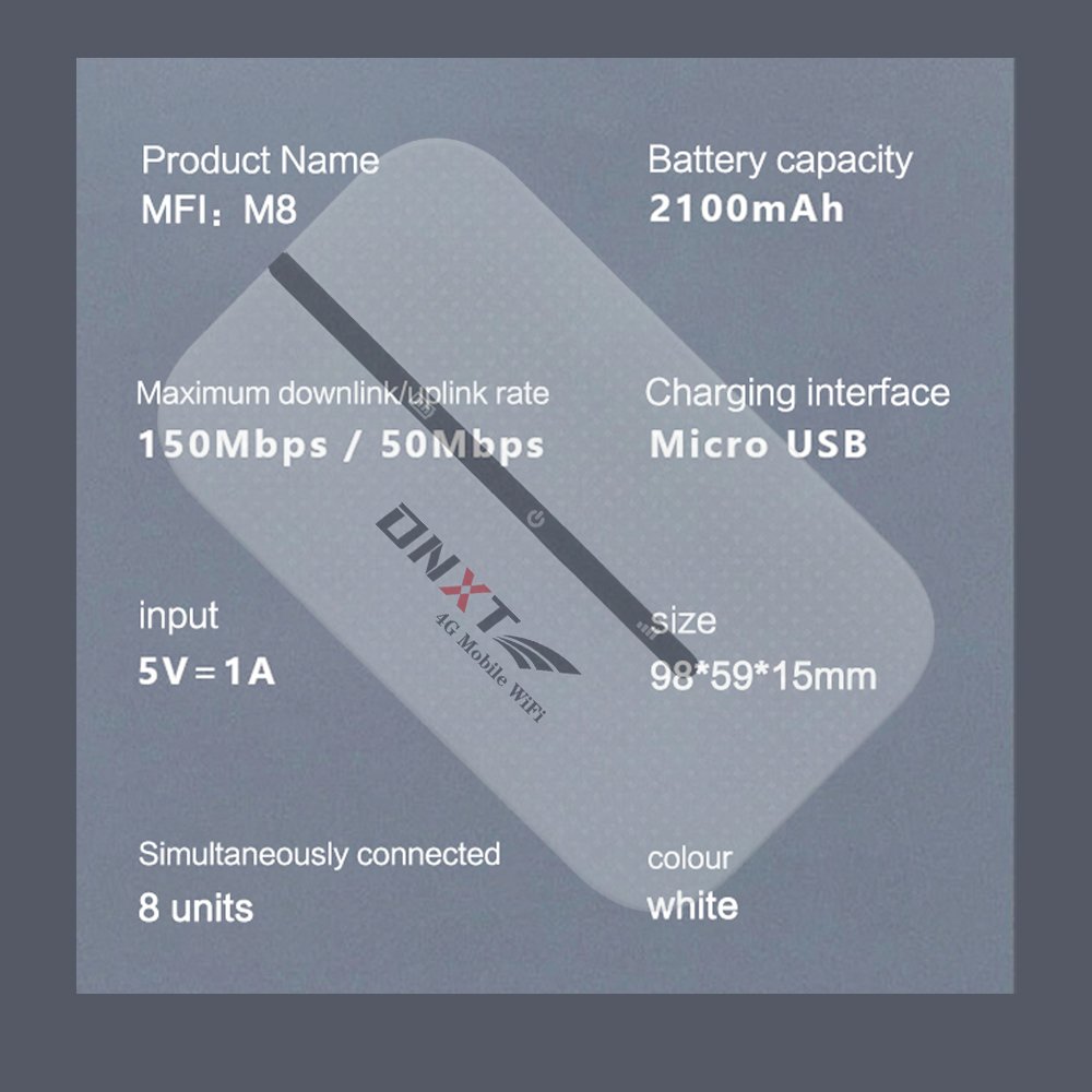 New Design Dnxt M8 4g Mifis 4g Router with Sim Card E5783-836 2100mAh Pocket Router Online Carrying Travel