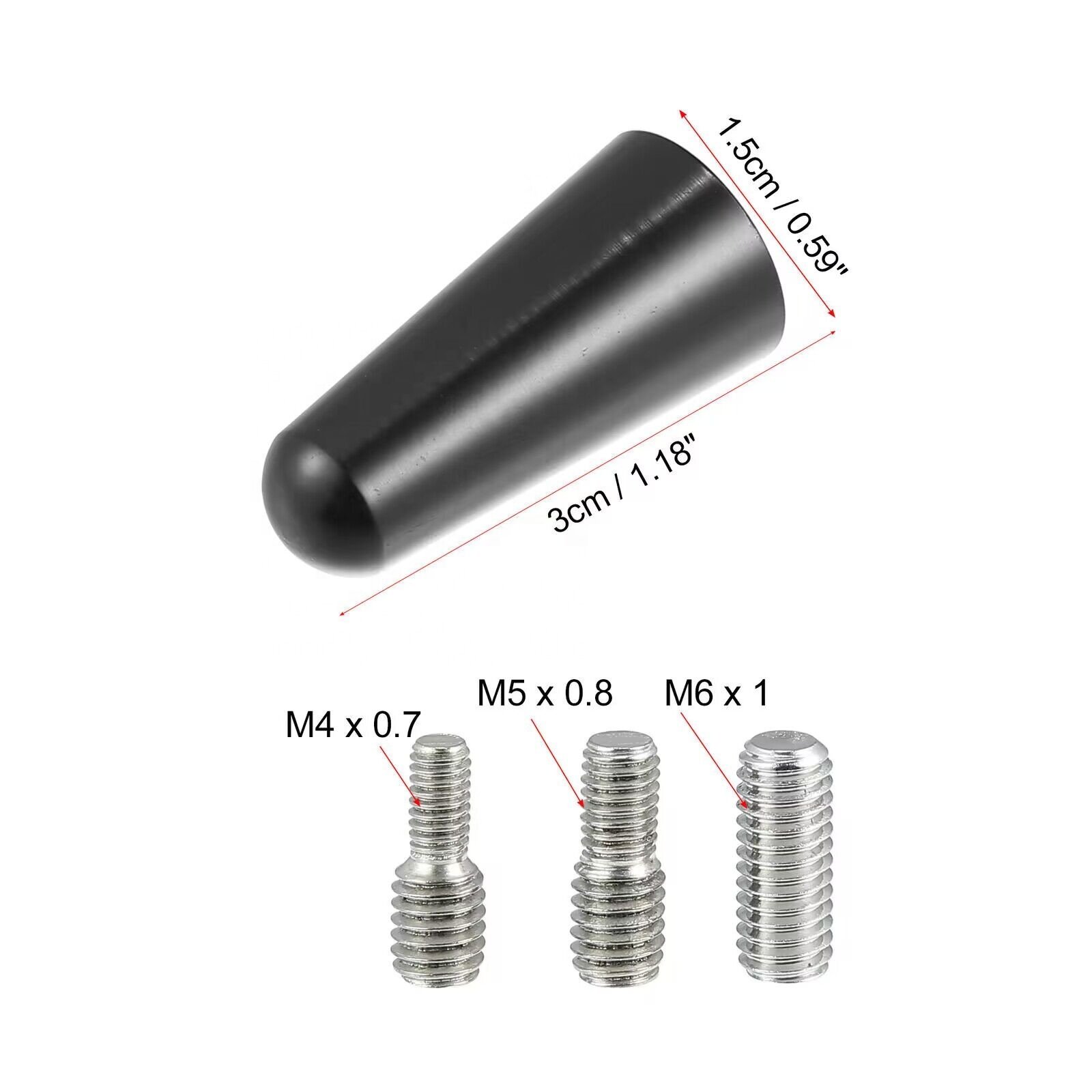 3CM 5CM Universal Short Car Antenna Thread Adapter Roof Mount Vehicle AM FM Radio Antenna