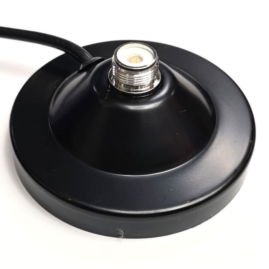 All-iron walkie-talkie base mount 5m-3 feeder cable BNC connector feeder car antenna base 9CM