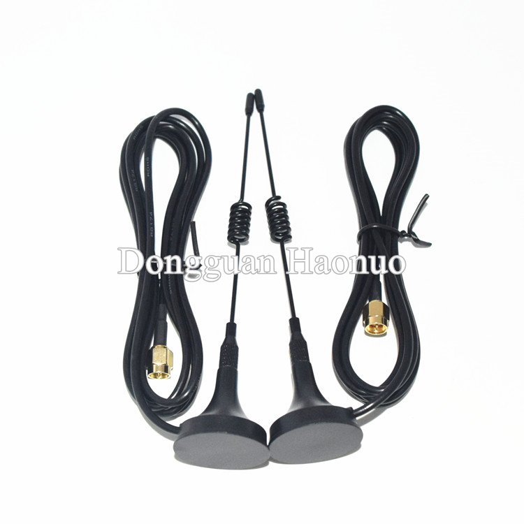 433Mhz external lora magnetic spring antenna with RG174/RG178 cable helical tv antenna SMA/IPX/UFL connector