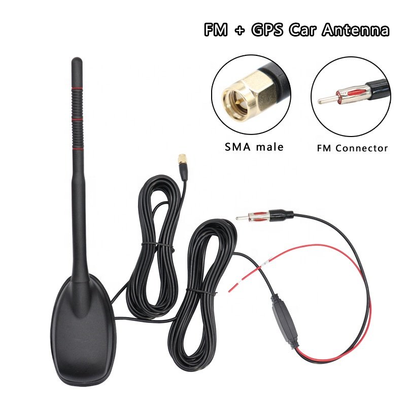 High Gain 20dBi GPS FM AM DAB Automotive Antenna Vehicle Roof Antenna Suitable For Most Vehicles