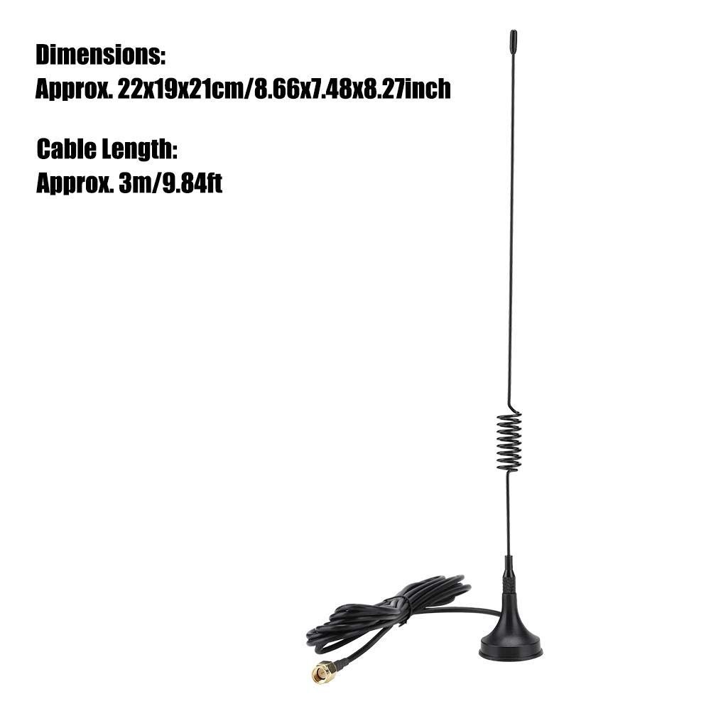 GSM Antennas with Magnetic Sucker,GSM Outdoor Sucker Antenna 2G/3G/4G GPRS 2.4G/433MHz 12dBi High Gain Antenna 3m Length