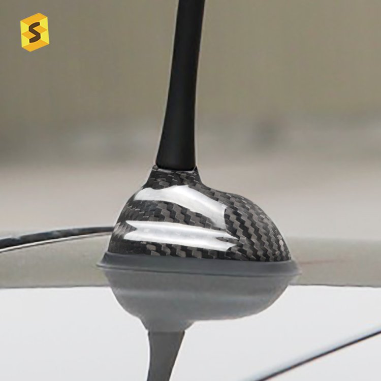 ES W-MINI-209 R Series Real Carbon Fiber Car R55 R56 Aerial for MINI COOPER 2006-2014