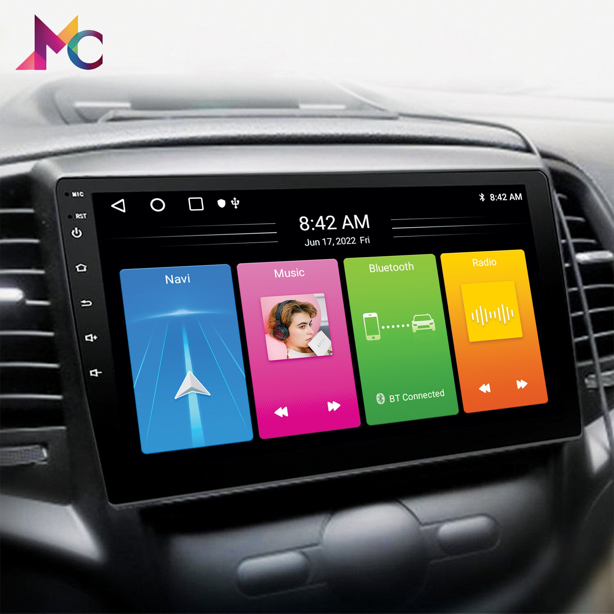 9 & 10" Car Android Mp5 1+32G Double Retro Touch Screen Joying Player Nitro Control Tape 2 Din 2din Mp3 Usb Antenna Car Radio