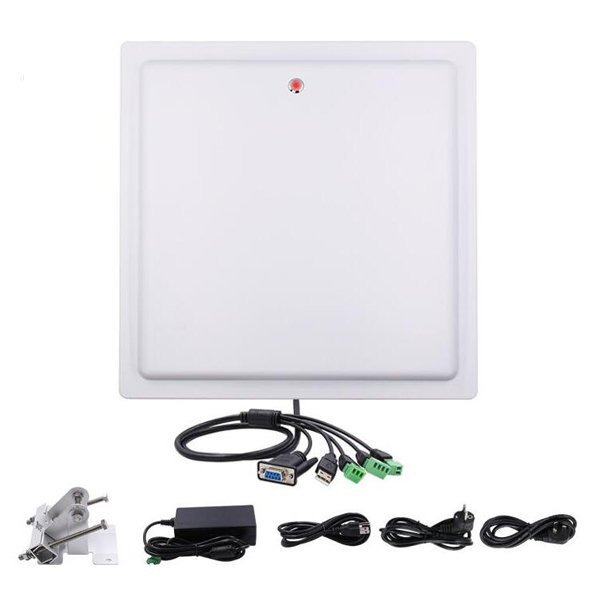 12dbi Built-in Antenna Long Range UHF RFID Tag Reader Automatic Open Gate System for Cars Parking Management