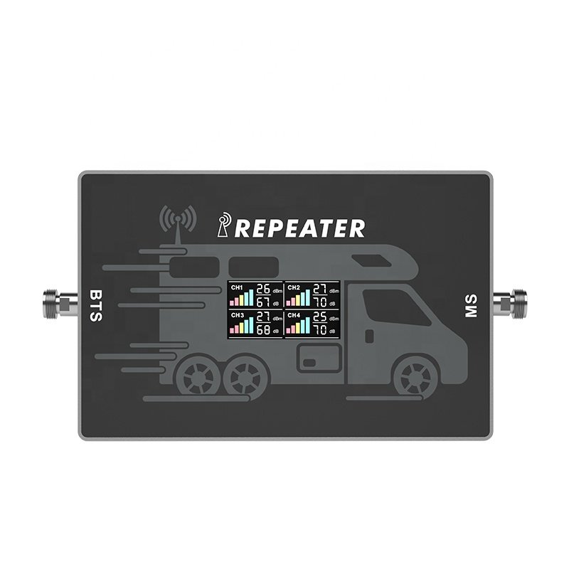 Lintratek Car Use Quad Band Mobile Phone Cellular Network Signal Booster 2 3 4 5G Signal Repeater for Vehicle