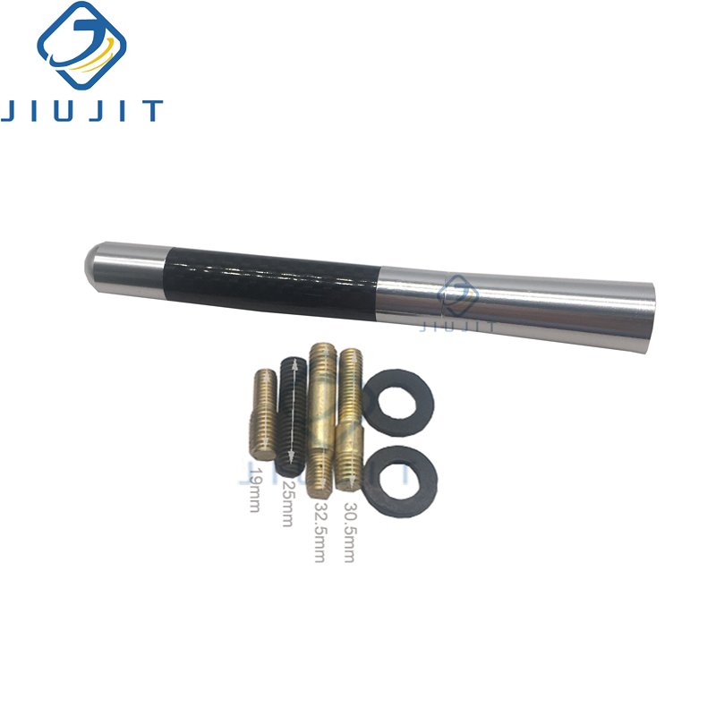 Universal Car 12cm Carbon Fiber Short Antenna For Replace Original Long Rod FM Antenna Decoration
