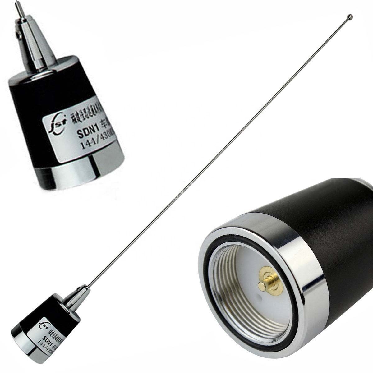 Manufacturer 27MHz CB Car am fm radio antenna with VHF UHF male connector cb car antenna