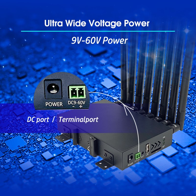 Industrial 5G Cpe Cellular Router Hotspot 2.5G WAN Wifi 6 3000Mbps 5G SIM Card Router With Din Rail 5G Modem
