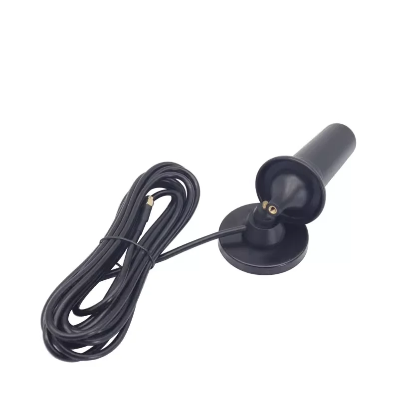 40DBi 5G magnetic base waterproof antenna 433-470MHZ/868-915MHZ RG58 3M cable SMA male connector for module car smart meter