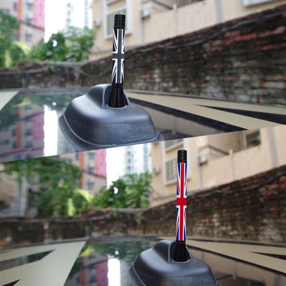PUERXIN Universal Car Aerial Antenna Auto Roof FM Radio Antenna for Mini Cooper S JCW R55 R56 R60 F55 F56 F54 F60 Countryman