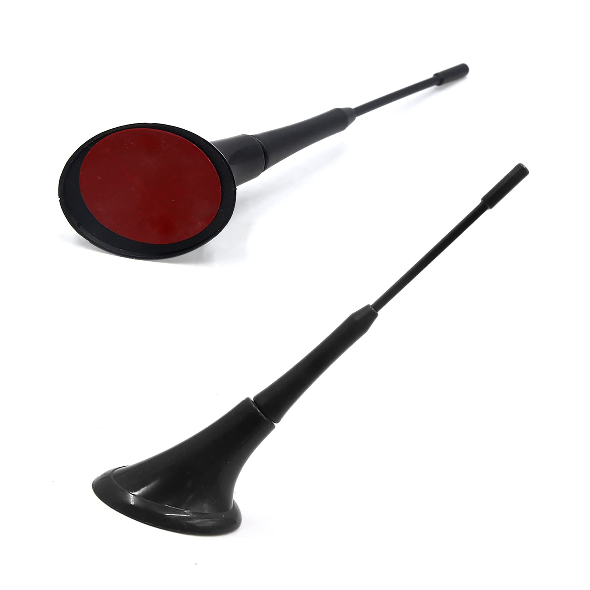 Car Accessories Decorative Car Short Antenna Decorative Exterior Roof Antenna Universal Self-Adhesive Oval Base Antenna Aerial