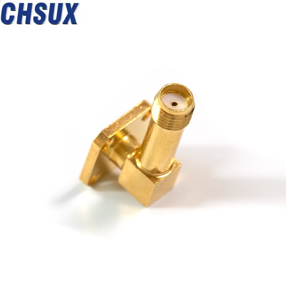 SMA-KFD Four-Hole Flange Panel with Direct Welding 6G Connector PCB Adapter for RF Direct Installations