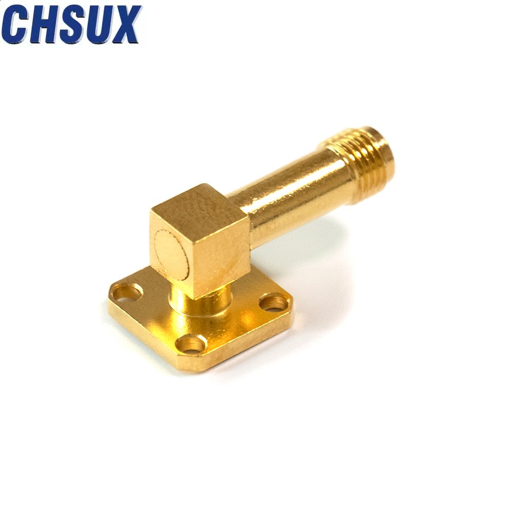 SMA-KFD Four-Hole Flange Panel with Direct Welding 6G Connector PCB Adapter for RF Direct Installations