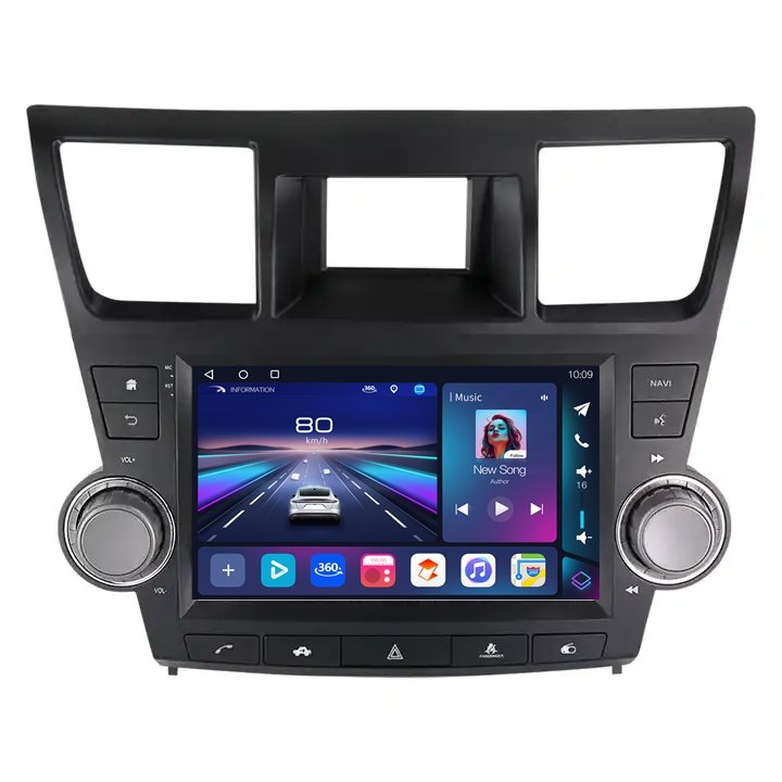 QCM450 6125 Car Android Radio GPS Navigation System 360 Panoramic Car Stereo Multimedia Player