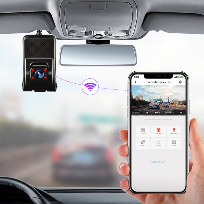 GPS Tracking JC400 JX16 Dashcam for Car Truck Fleet Management 24V Dual Lens Dash Cam Remote Living Video Monitoring