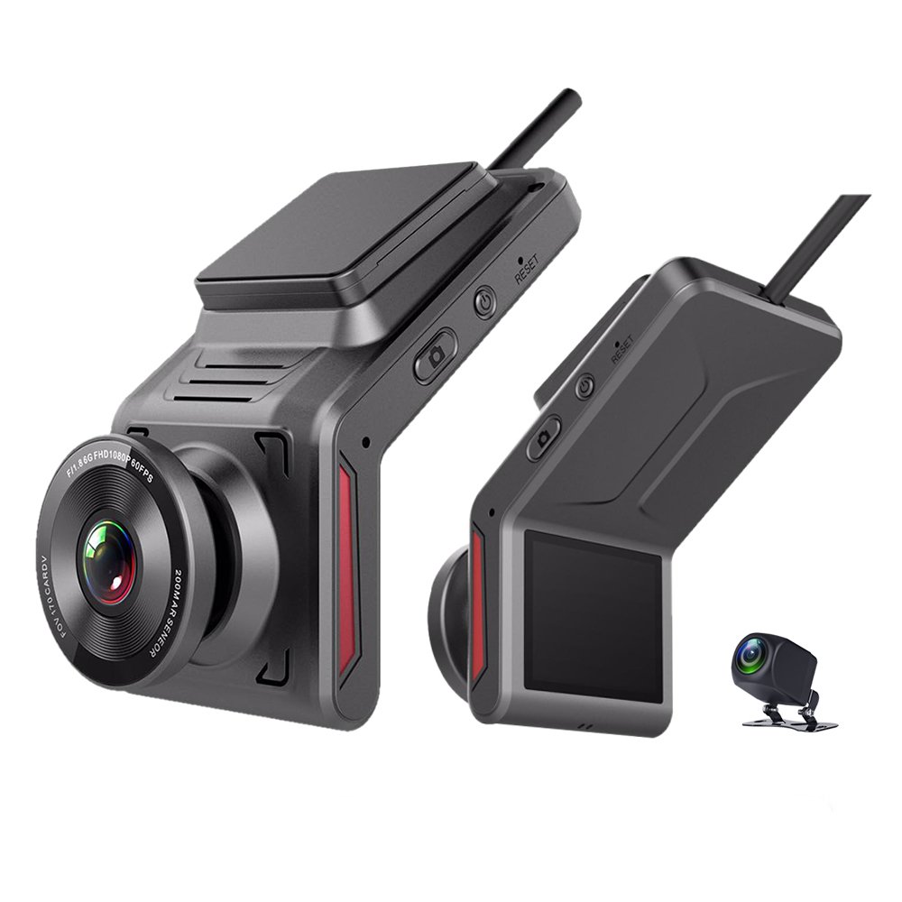 Dual Lens 2 Inch Mini Hidden HD 1080P Smart Car Black Box with Remote Monitor
