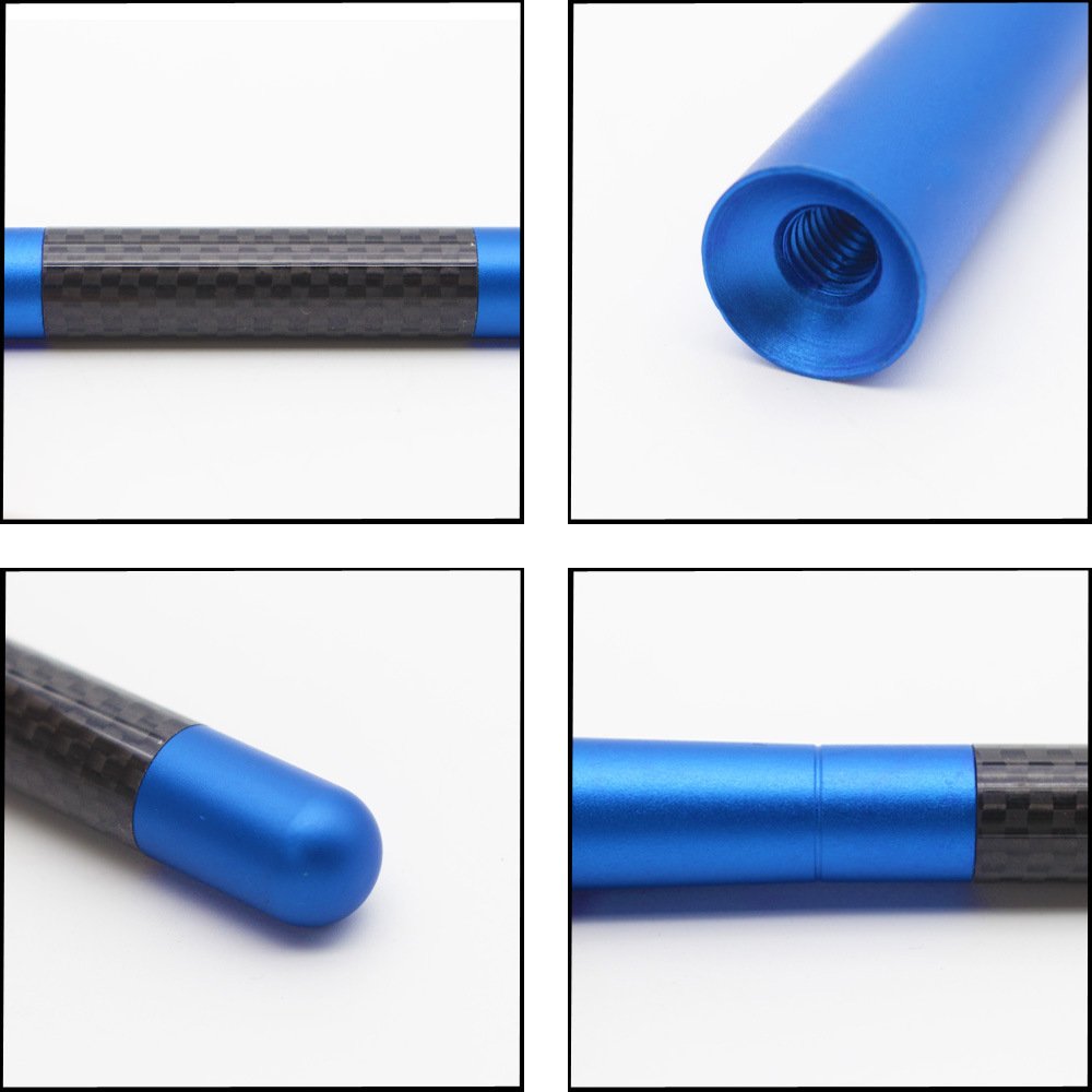 Universal Car Antenna Flag for Off Road Carbon Fiber Aluminum Types 3.5cm/8cm/12cm Car Roof Decoration Antenna Customize Logo