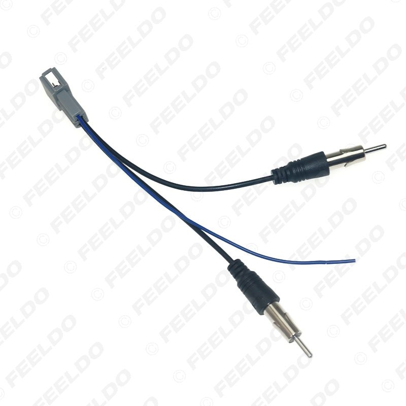 Car 2PIN Female to ISO Male Double Plugs Radio Antenna Adapter for Honda CRV Civic Accord Radio Wire Cable