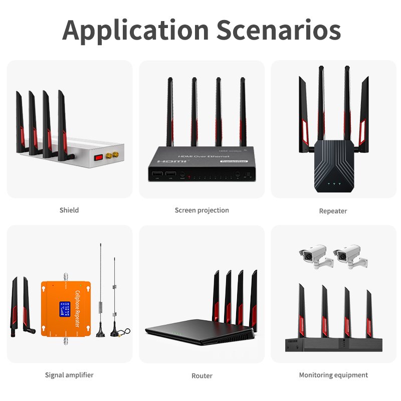 high gain 5g outdoor tereo gsm a lungo raggio 2.4ghz 2dbi sma male connector router external 5.8g 2.4 ghz 28mm wifi antenna