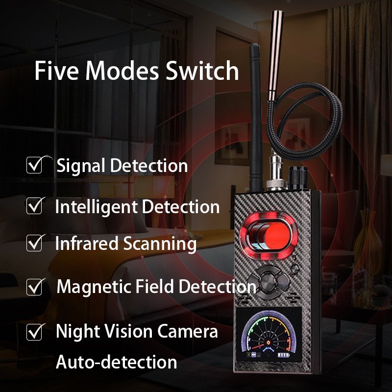 K99 Anti-Eavesdropping Detector Electronic Instrument for Tracking With Locator Camera Detection for Hotels Cars
