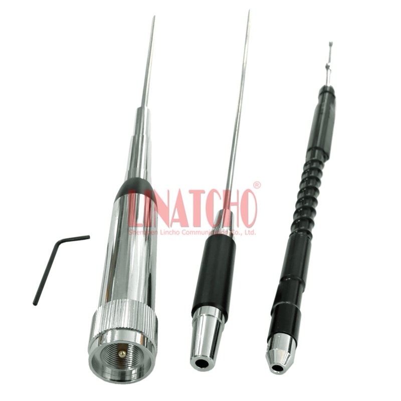 Quad Band Frequency 29MHz 50MHz 144MHz 430MHz HAM Radio Heavy Duty HF VHF UHF Car Antenna PL259