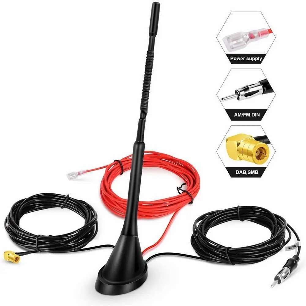 Antenna Car Car Antenna DAB+GPS+FM Antenna Active Amplified Roof Mount Waterproof Dustproof Universal Auto Accessories