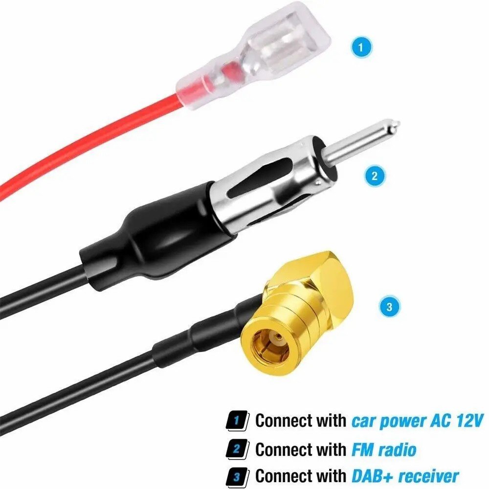 Antenna Car Car Antenna DAB+GPS+FM Antenna Active Amplified Roof Mount Waterproof Dustproof Universal Auto Accessories
