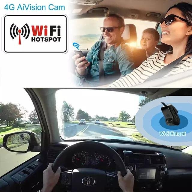 AI 4g Gps Wifi Hotspot APP Web Remote Monitor Dashcam JC200 JC400 JX16