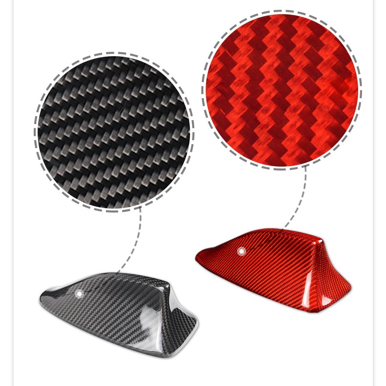 ES Car Exterior Accessories Roof Shark Fin Carbon Fiber Antenna for BMW F10 F18 F01 F02 F04