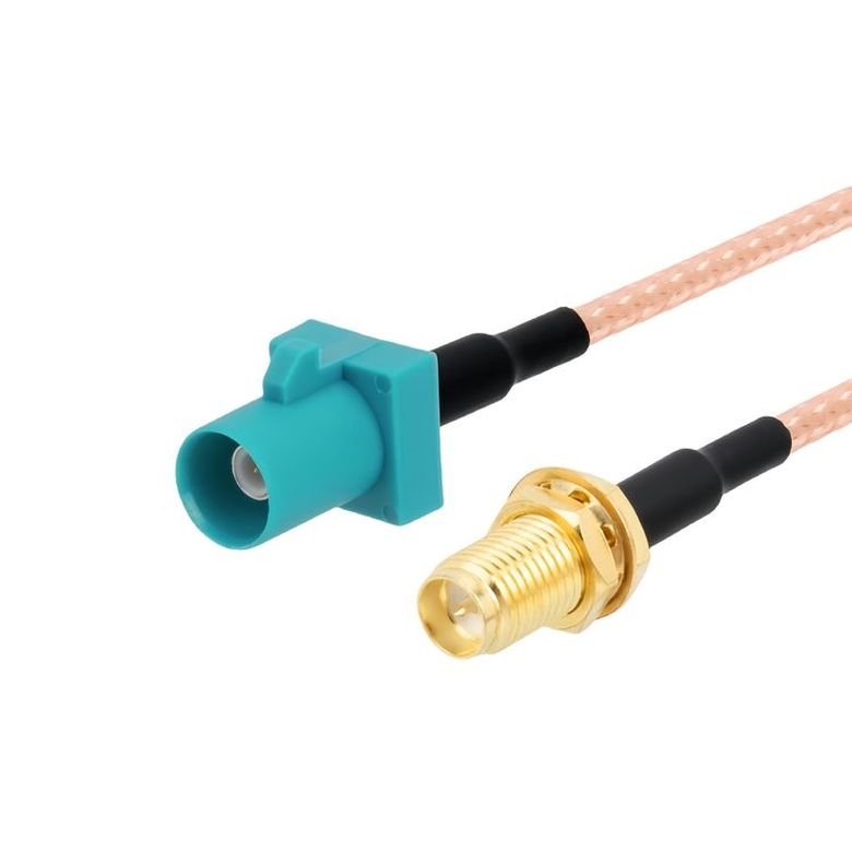 OEM Factory RG316 Male-to-Male Car Radio Antenna Cable Copper Fiber Optic with PVC Jacket Coaxial Fakra Connector