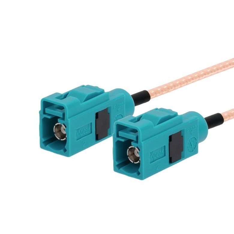 OEM Factory RG316 Male-to-Male Car Radio Antenna Cable Copper Fiber Optic with PVC Jacket Coaxial Fakra Connector