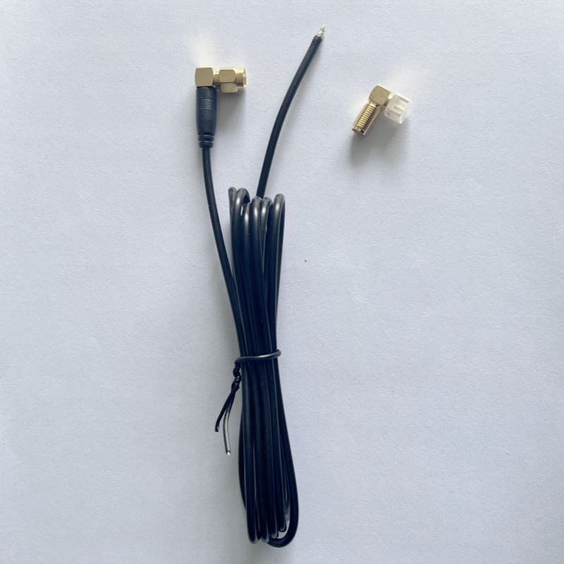 Factory L-type 90-degree Elbow SMA Antenna Adapter RG174 Shielded High Frequency Coaxial Line
