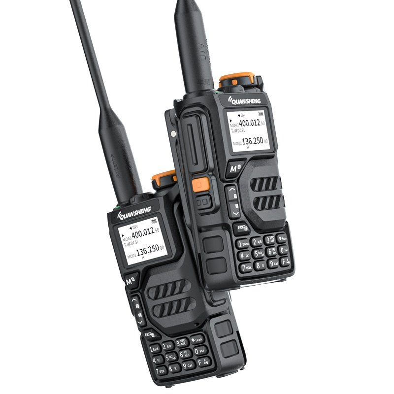 Quansheng UV-K5 High Power Dual Frequency Walkie-Talkie Aviation Full Band Outdoor Handheld Radio Cars Self-Driving Long Feature