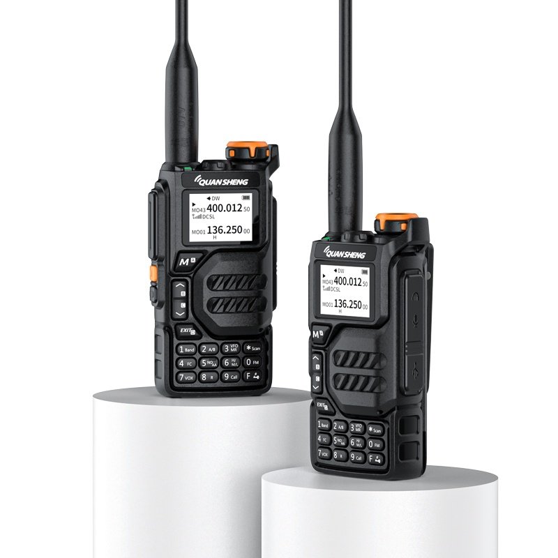 Quansheng UV-K5 High Power Dual Frequency Walkie-Talkie Aviation Full Band Outdoor Handheld Radio Cars Self-Driving Long Feature