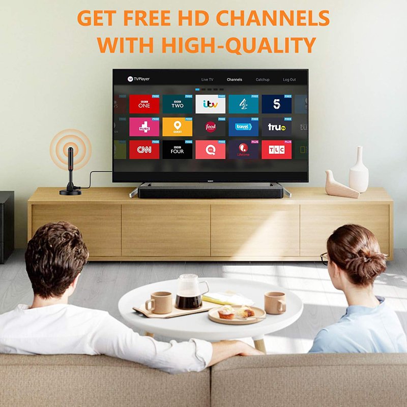 Direct manufacturer car satellite tv antenna for HDTV Television with magnetic base